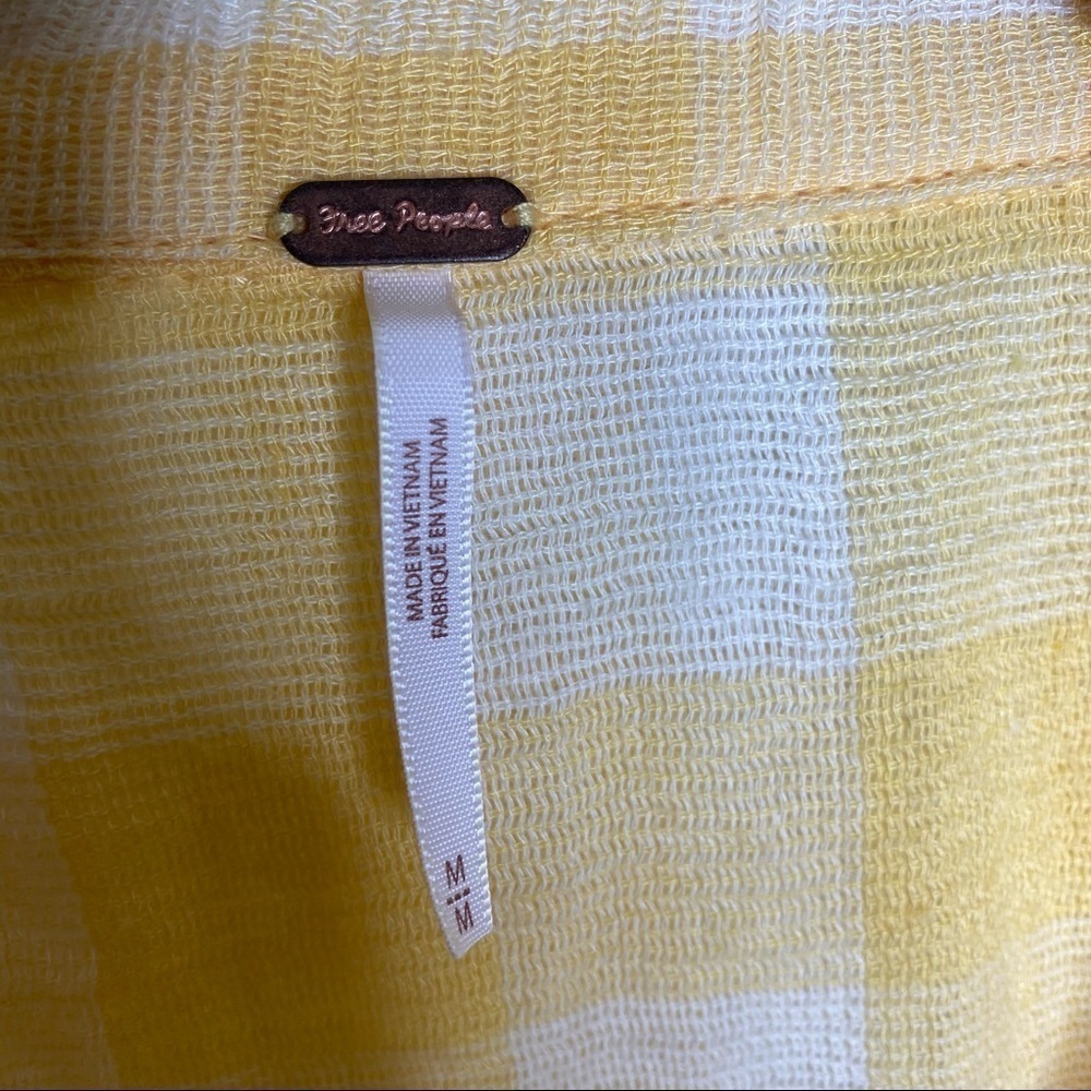 FREE PEOPLE Hey There Sunrise Button Front Shirt - Picture 6 of 12